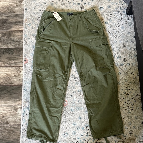 Stussy Olive Green Pant - Picture 1 of 4